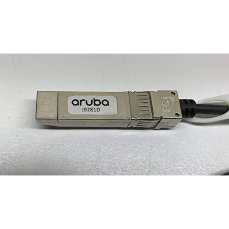 Aruba 10G SFP+ to SFP+ Direct Attach Copper Cable, passives Netzwerkkabel mit 1 Meter Länge, Schwarz, unterstützt 10 Gbit/s, kompatibel mit HPE Aruba Switches – Bild 2