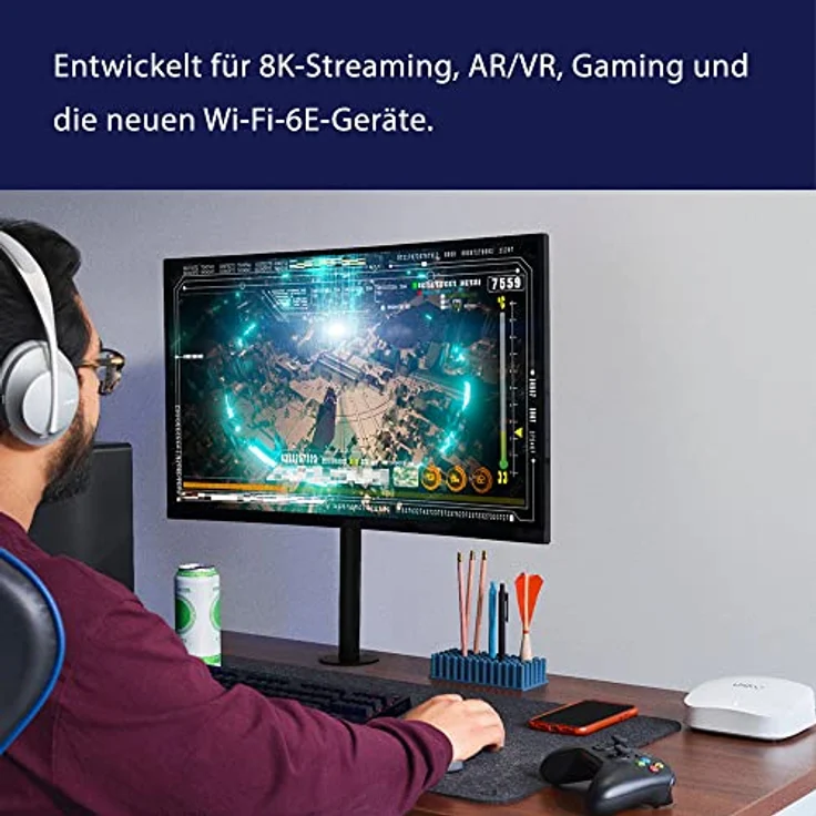 Triband-Mesh-Wi-Fi-6E-Router Amazon eero Pro 6E mit integriertem Smart Home-Hub von Zigbee – Bild 4