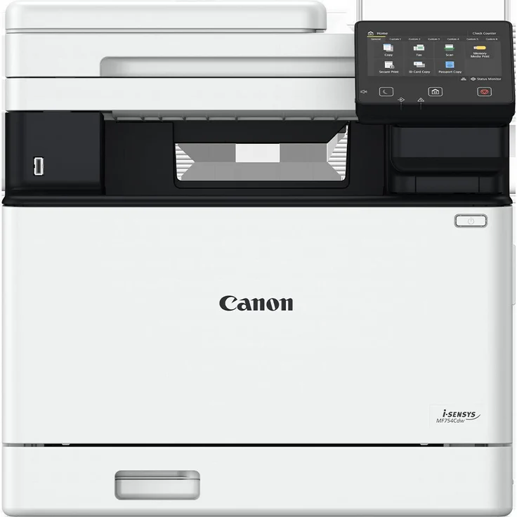 Canon i-SENSYS MF754CDW, Laser, Farbdruck, 1200 x 1200 DPI, Farbkopieren, A4, Weiß, Multifunktionsdrucker – Bild 1