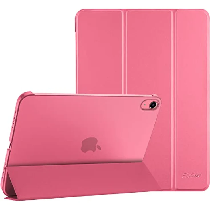 ProCase Hülle für iPad A16 11" (2025) und iPad 10. Generation (2022), Leichtes Hartschalen-Case mit Auto Wake/Sleep-Funktion - Rosa – Bild 1