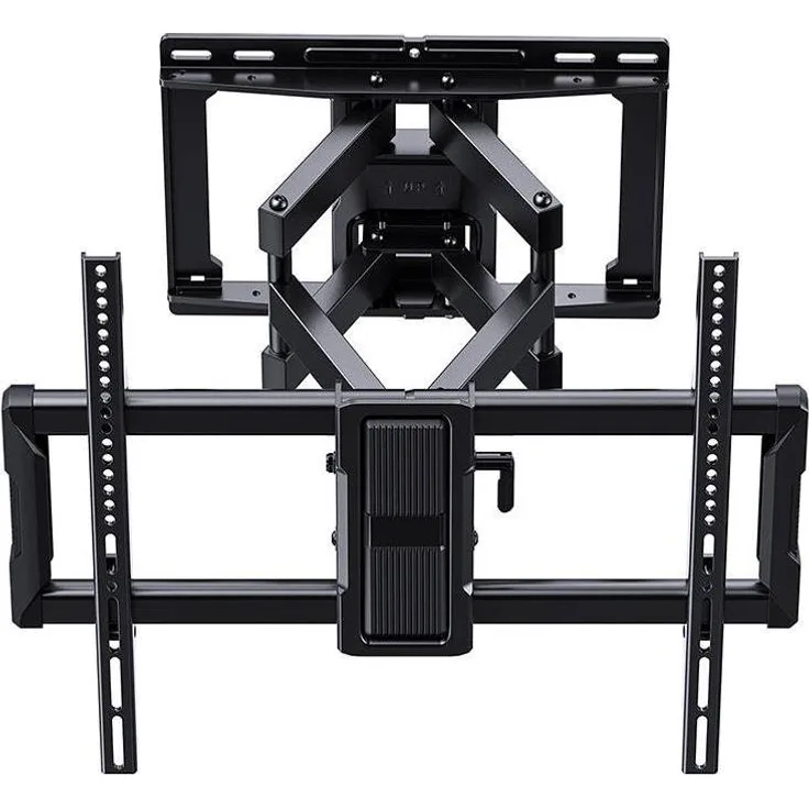 Perlegear PGLF15, TV Wandhalterung für 40-86 Zoll, max. Tragfähigkeit 60 kg, Neigung -15° bis +5°, drehbar um 90°