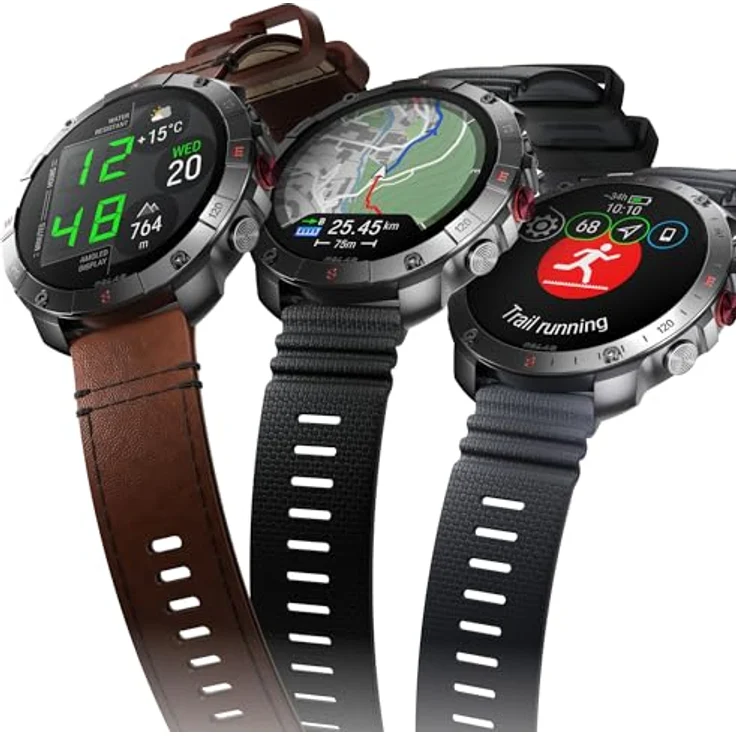 Polar Grit X2 Pro (48.60 mm, Edelstahl, S, L), Sportuhr + Smartwatch in schwarz – Bild 6