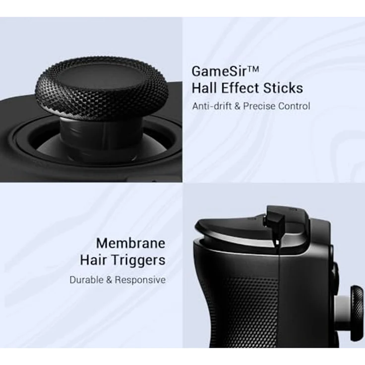 Gamesir X5 LITE, Android Gaming Controller mit präziser Steuerung, Schwarz – Bild 4