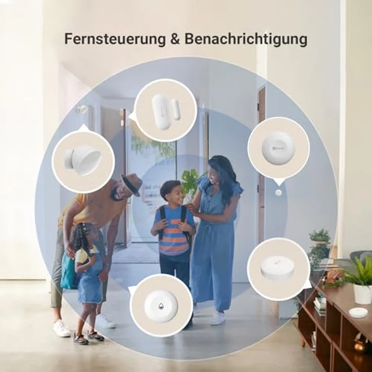 EZVIZ New Home Gateway A3, Smart Home Hub mit ZigBee Unterstützung, Steuerung für bis zu 64 Geräte, Weiss – Bild 3