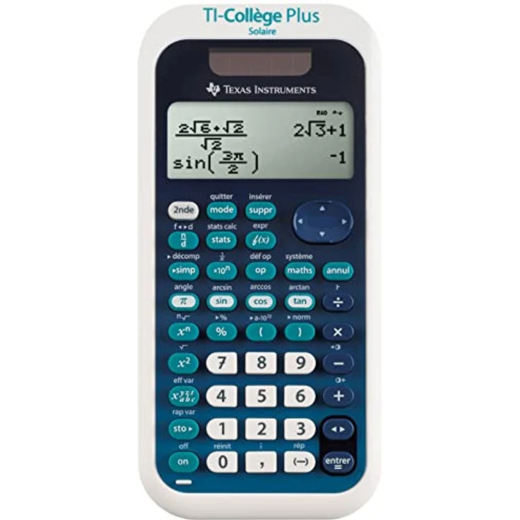 Texas Instruments TI College PLUS Solaire Taschenrechner – Bild 2