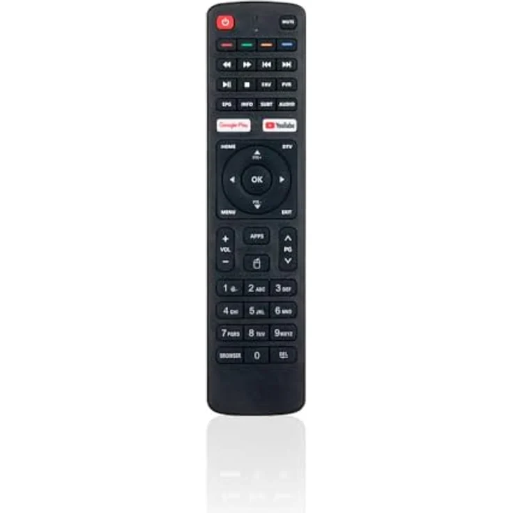 BEM Bluetooth-Ersatzfernbedienung für Maximus 6.0, Fernbedienung, TV Receiver mit IR & Bluetooth-Modus, Schwarz – Bild 1