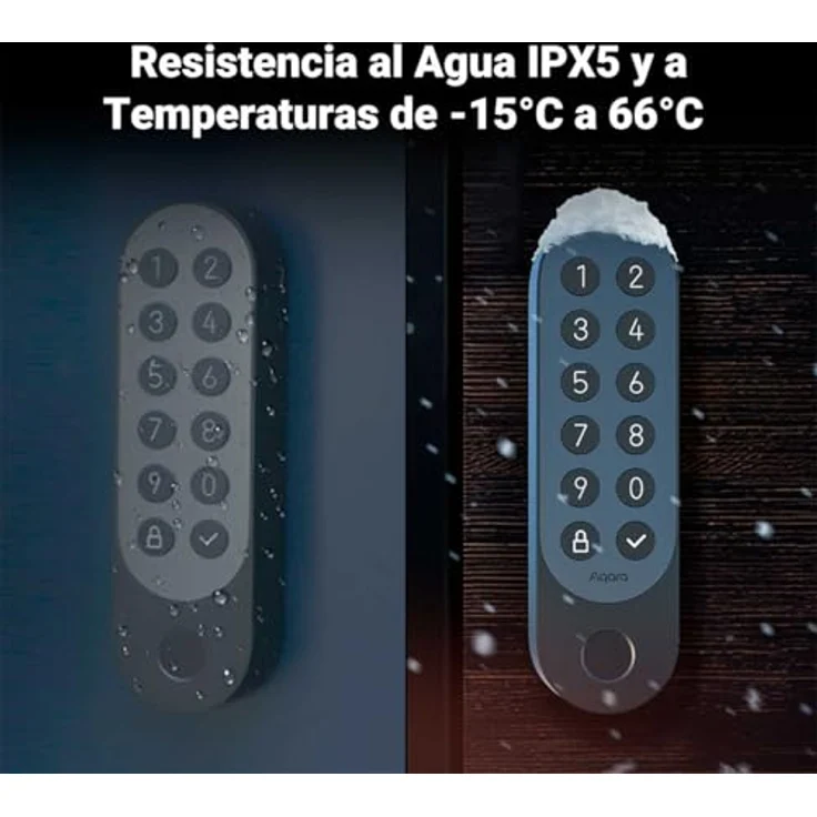 AQARA U200 Smart Lock, Türschloss mit NFC und Matter over Thread, Schwarz, automatisches Schloss, temporäre Passwörter, leiser Entriegelungsmodus – Bild 8