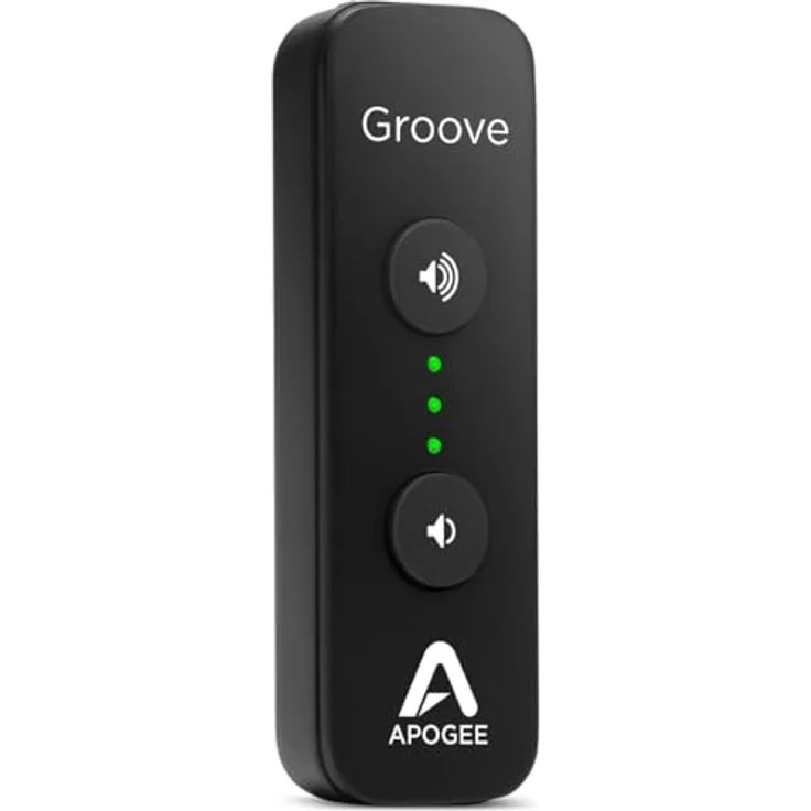 Apogee Groove, USB-DAC und Kopfhörerverstärker mit hochqualitativem Klang, Schwarz – Bild 4