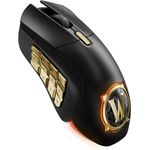SteelSeries Aerox 9 Wireless - World of Warcraft Edition - MMO-Gaming-Maus - 18 programmierbare Tasten - leichtes Gewicht - Bluetooth/2,4 GHz - 18 Tsd. DPI TrueMove Air Sensor - blau