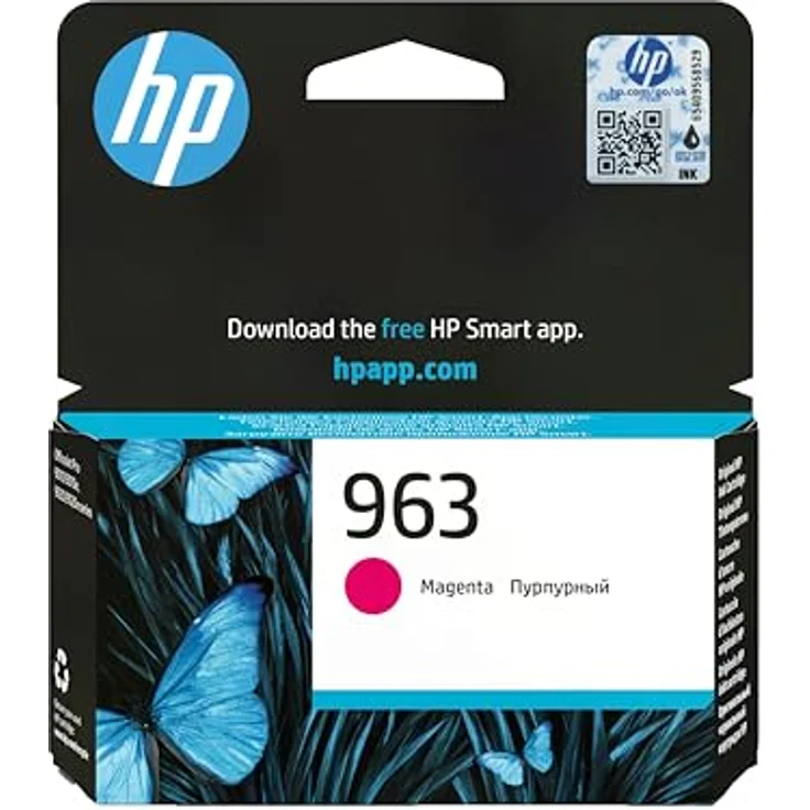 HP 963 (3JA24AE) magenta Druckerpatrone, Originalpatrone mit bis zu 700 Seiten Druckleistung für Instant-Ink-fähige Drucker – Bild 1