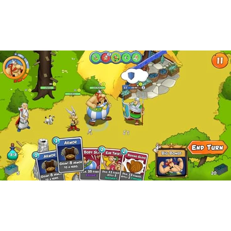 NACON Asterix & Obelix: Heroes (PS4), rundenbasiertes Kartenspiel mit 24 freischaltbaren Helden – Bild 3