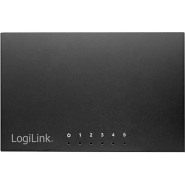 LogiLink Professional 5-Port Gigabit Desktop Netzwerk Switch, Metallgehäuse, lüfterloses Design, geringer Stromverbrauch – Bild 4