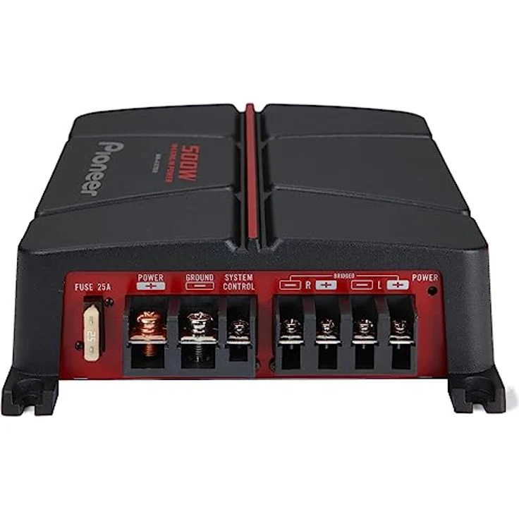 Pioneer GM-A3702, Brückbarer 2-Kanal-Verstärker mit 500 W, Frequenzgang 10Hz-70kHz, niedrige Verzerrung unter 0.05% – Bild 2