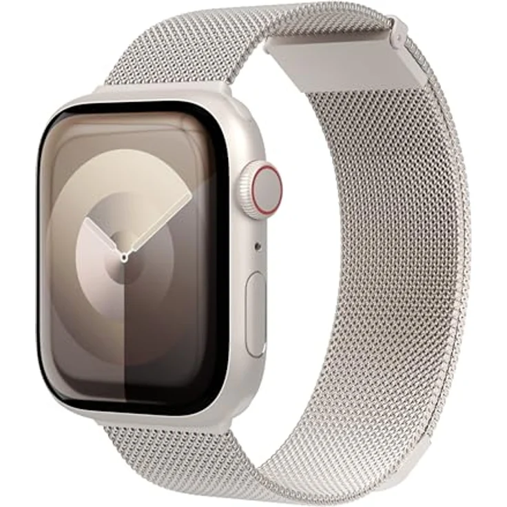 Vonmählen Milanese Loop 2 Armband für Apple Watch, 44/45/46/49 mm, Champagne, versandkostenfrei – Bild 1