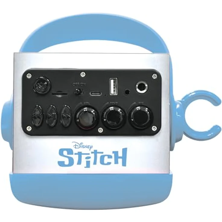 Lexibook Disney Stitch Tragbarer Bluetooth Lautsprecher mit Mikrofon und Karaoke-Funktion, blau – Bild 9
