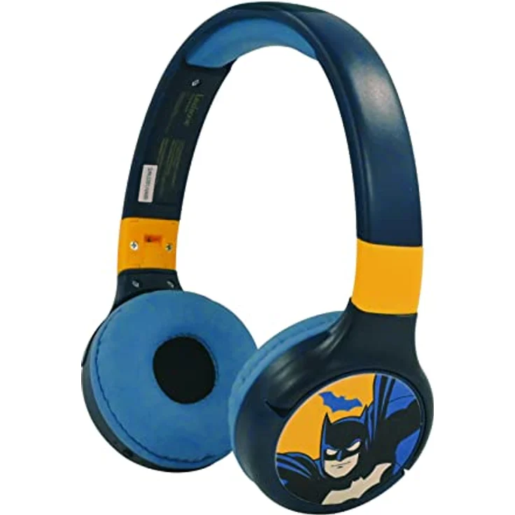 Lexibook Batman - 2 in 1 Bluetooth faltbare Kopfhörer mit Lautstärkebegrenzung auf 85 dB und integriertem Mikrofon – Bild 3