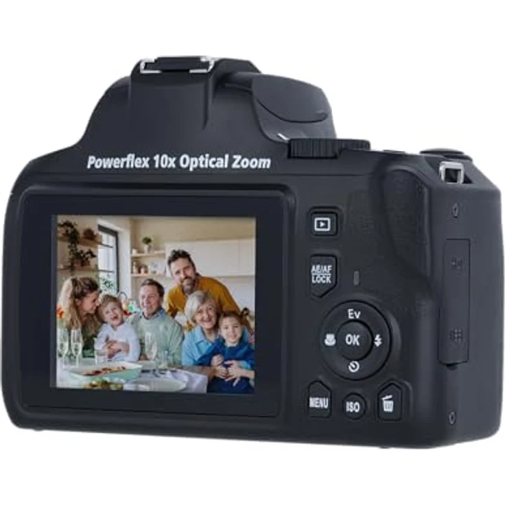 Rollei Powerflex10X Kompaktkamera - 10x Optischer Zoom, Bis zu 64 MP, 4K-Video, Smartphone App – Bild 4