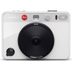 Leica Sofort 2 Sofortbildkamera mit LCD-Display, 2 Auslösern, 10 Objektiveffekten und Unterstützung der Leica FOTOS App (Weiß)