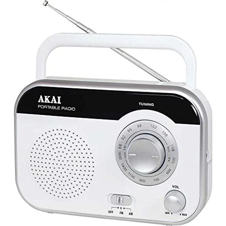 Akai Professional Radio Akai PR003A-410 (AM, FM), Radio, Weiss – Bild 2