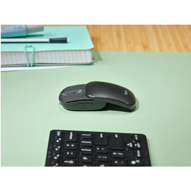 Trust ZYLO Pocket Wireless Mouse, kabellose faltbare Maus im Taschenformat, Schwarz mit USB-C-Empfänger und bis zu 5 Monate Akkulaufzeit – Bild 10