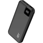 ISY IPP-10001, Powerbank 10000 mAh, Schwarz