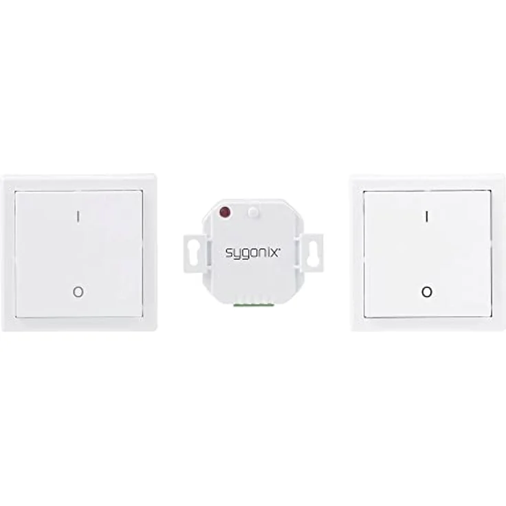 Sygonix RSL S7 Funk-Einbauschalter-Set + T2 Funk-Wandschalter, Smart Home Hub, maximale Schaltleistung 2000W, Montage als Einbau- oder Aufputzlösung – Bild 1