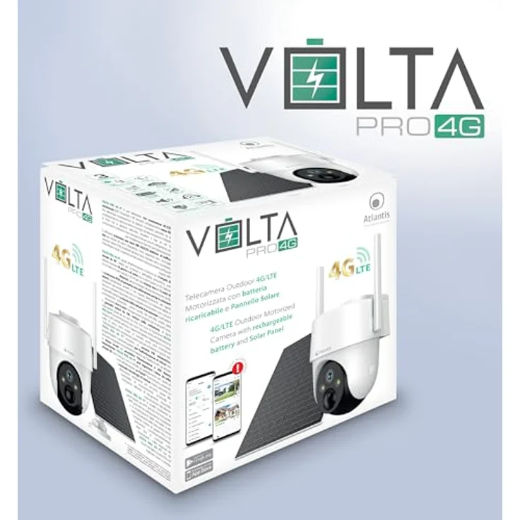 Atlantis Land Volta Pro A16-VL70P-4G, IP-Kamera 3MP (2304 x 1296 Pixels) mit Nachtsicht, IP65 und kabelloser Montage, Weiss – Bild 13