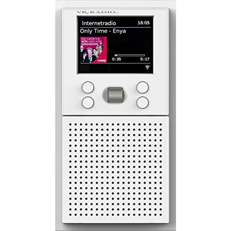 VR-Radio Unterputzradio: Unterputz-WLAN-Internetradio mit Bluetooth & Farbdisplay, DSP, App, 8W (Unterputz Radio WLAN und Bluetooth, Unterputzradio WLAN, Steckdose Schalter) – Bild 5