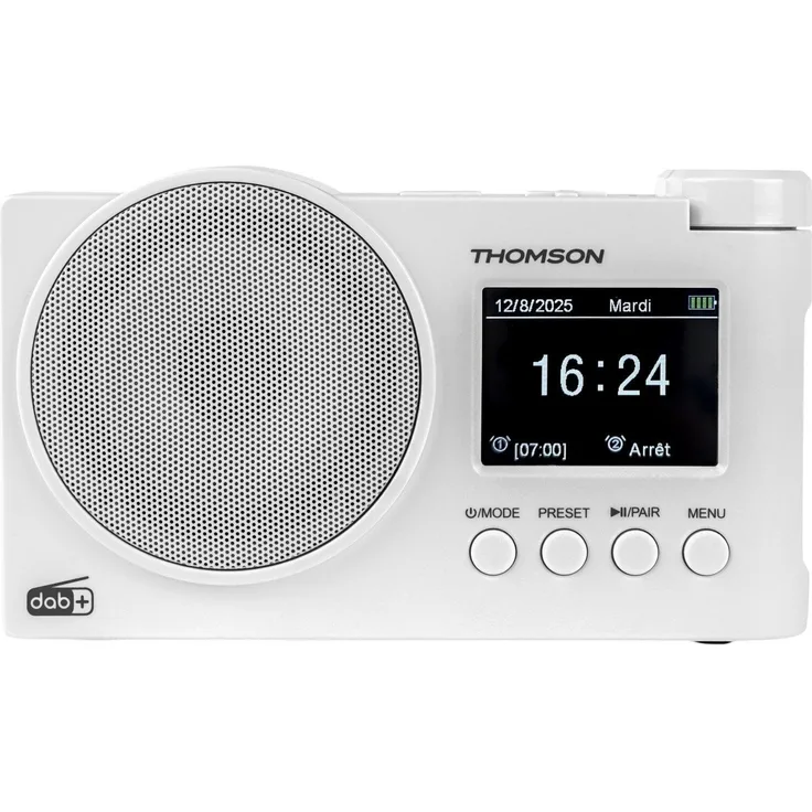 Thomson RT400DABBTWH, Digitales DAB+ / FM Radio mit Bluetooth, Weiß