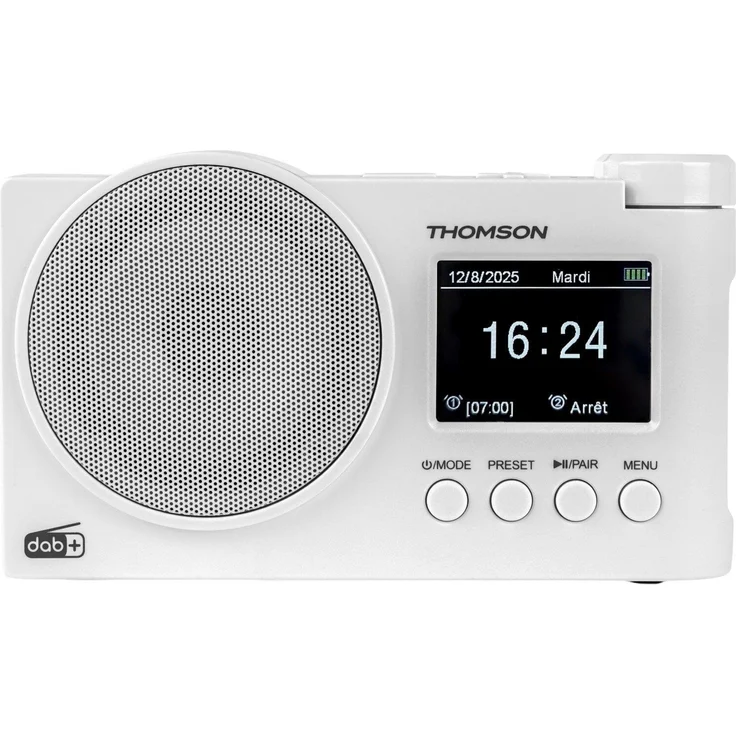 Thomson RT400DABBTWH, Digitales DAB+ / FM Radio mit Bluetooth, Weiß