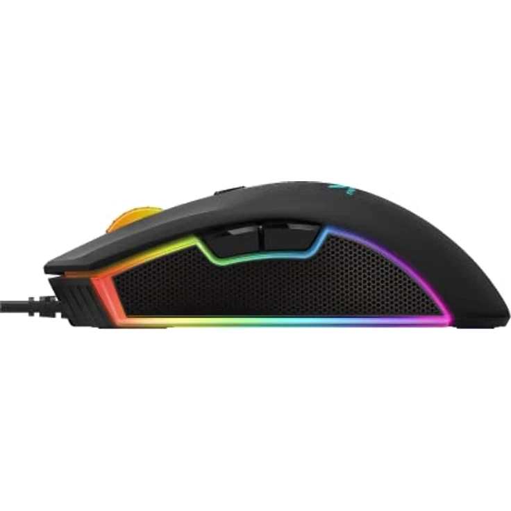 Rapoo V280 USB Optisch 7000DPI rechts Schwarz, Grau – Bild 3