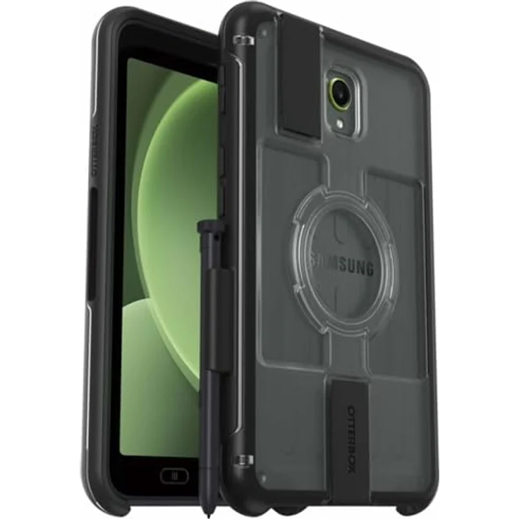 OtterBox uniVERSE (Galaxy Tab Active 5), Tablet Hülle, Schwarz, Transparent - Mit Zubehör-Schienen für erweiterte Funktionen – Bild 1