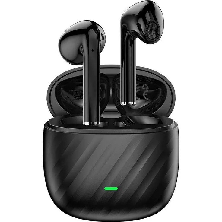 Dudao U14+ TWS In-Ear Kopfhörer, kabellos mit HiFi-Soundqualität, Bluetooth 5.3 und 30 Stunden Akkulaufzeit, Schwarz
