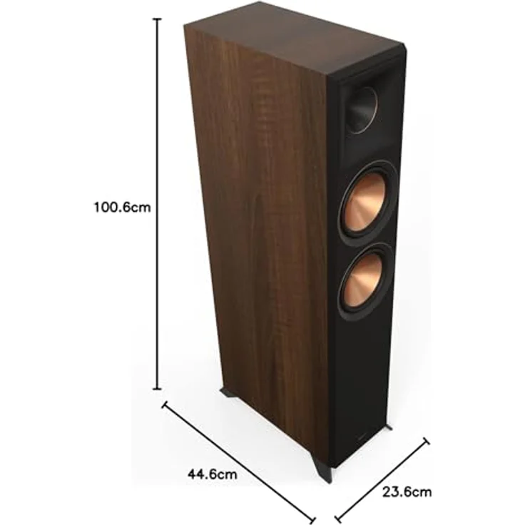 Klipsch Reference Premiere RP-6000F II Standlautsprecher, Walnuss, 6,5" Cerametallic Tieftöner, LTS Hochtöner, Bi-Wiring/Bi-Ampingfähig – Bild 8