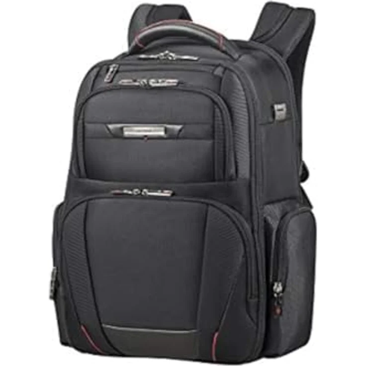 Samsonite Pro-DLX 5 - 15.6 inch laptop backpack, 44.5 cm, 20 L, black (Black) - Robuster Laptop-Rucksack mit wasserabweisendem Design – Bild 1