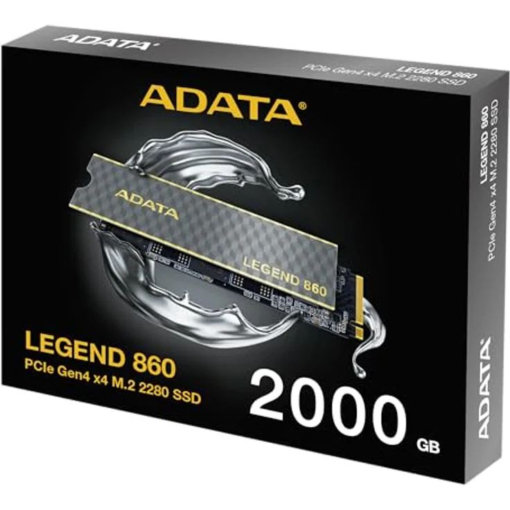 ADATA SSD LEGEND 860 2TB PCIe 4x4 6000/5000 MB/s M.2 (SLEG-860-2000GCS), NVMe Solid State Drive, 2 Terabyte, PCI-Express 4.0, AES-Verschlüsselung – Bild 6