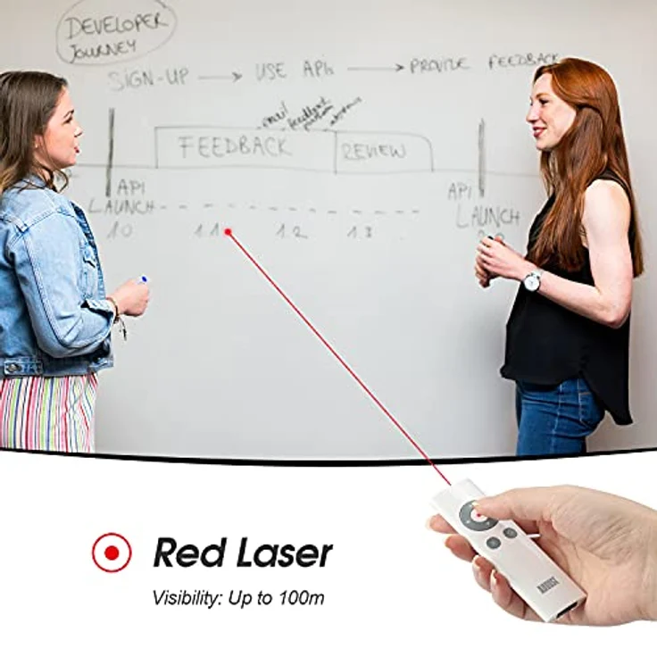August LP200W Funk Presenter inkl. Laserpointer – Bild 2