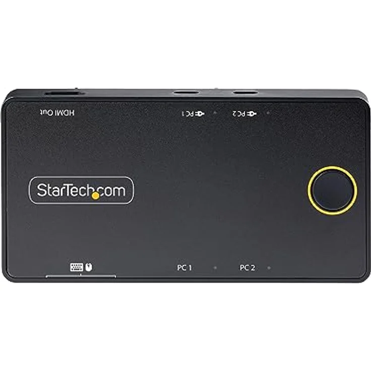 StarTech.com 2-Port USB-C KVM-Switch, EIN 4K 60Hz HDMI Monitor, 100W Power Delivery Pass-Through für jeden Laptop/Tablet, USB Betrieben, USB Typ-C/USB4/Thunderbolt 3/4 kompatibel (C2-H46-UC2-PD-KVM) – Bild 5