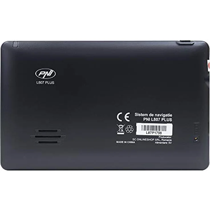 PNI PNI-L807-PLUS, 7 Zoll GPS Navigationsgerät mit 8 GB Speicher und MicroSD-Slot, inkl. Mini USB Anschluss – Bild 4