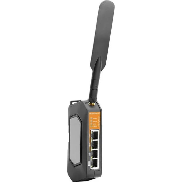 Weidmüller IE-SR-4TX-LTE/4G-EU, Router mit integrierter Firewall und VPN-Technologie für sichere Datenkommunikation