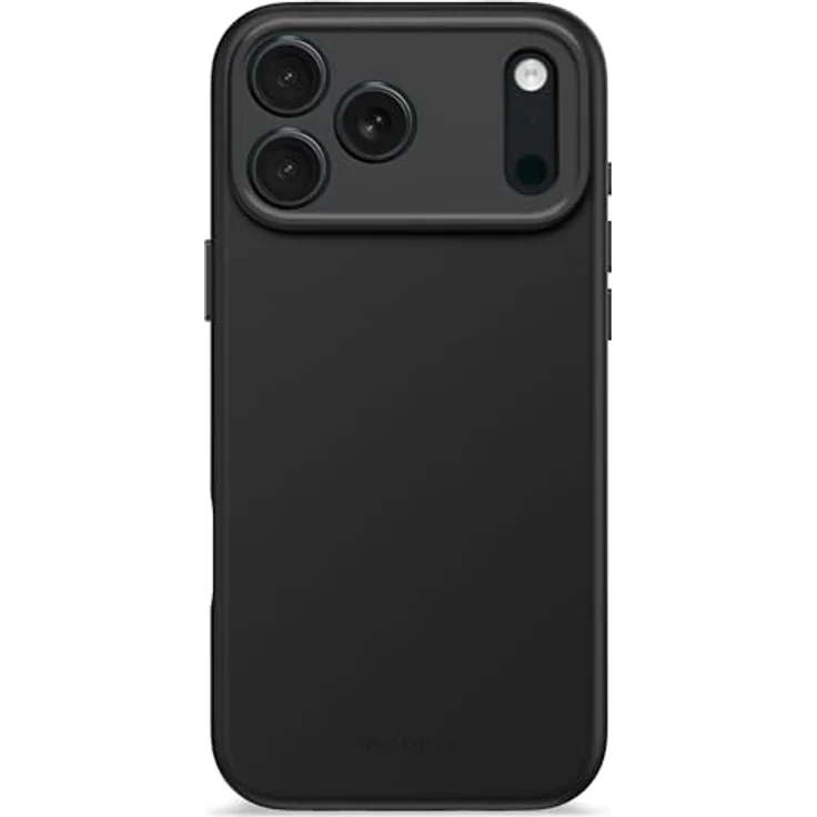 Decoded Silikonhülle für iPhone 17 Pro Max, Antibakterielle Beschichtung, MagSafe Kompatibel, Fallschutz, Kratzfest, Schwarz – Bild 1