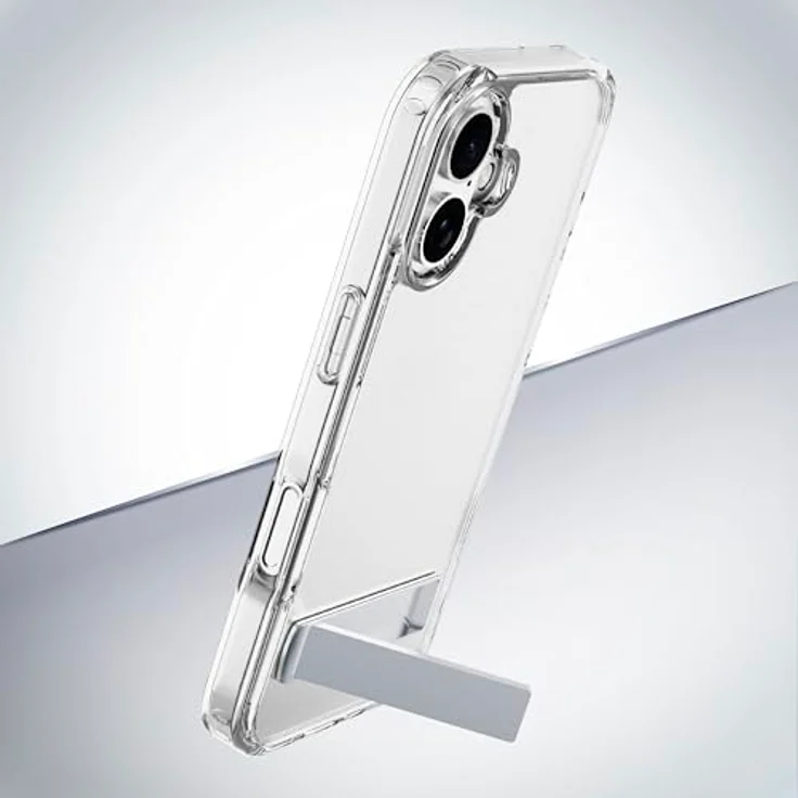 Cellular Line Clear Stand Cover für Apple iPhone 17, Transparent mit flexibler Standfunktion, versandkostenfrei – Bild 2