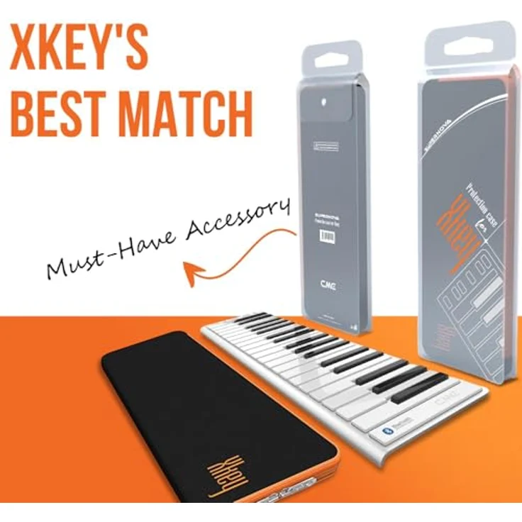 CME Xkeycase Schutzhülle, Schwarz-Orange – Bild 3