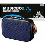 MAVURA MUSICBOX Bluetooth Lautsprecher Musikbox Kabellos Sound Bass, Schwarz