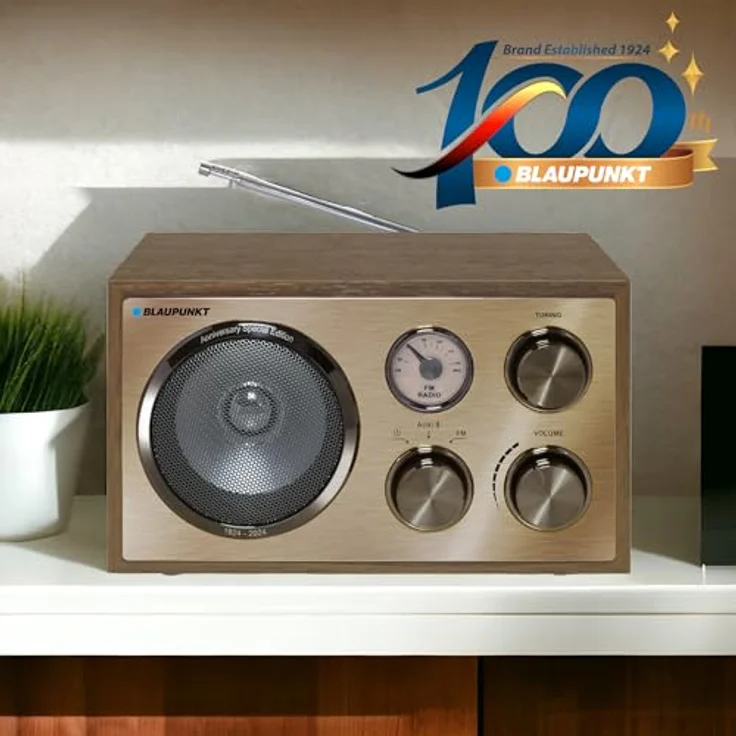 Blaupunkt Nostalgieradio mit Bluetooth RXN 180 (UKW, Bluetooth), Radio, Braun – Bild 4