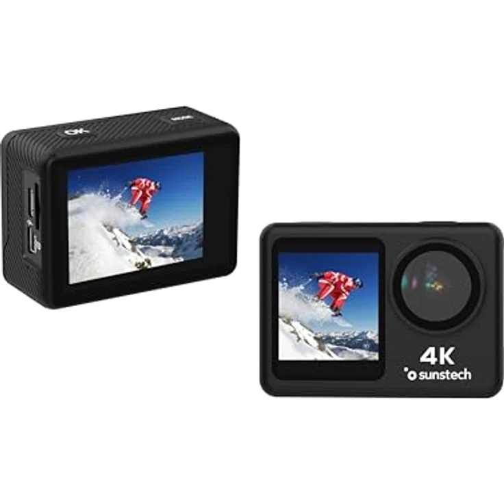 Sunstech Adventure4K Sportkamera, Ultraleicht und wasserdicht, 4K HD, integriertes WLAN und Mikro, 170° Weitwinkelobjektiv – Bild 4