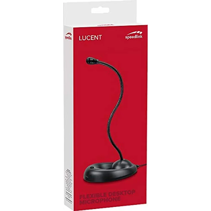 Speedlink LUNT Flexible Dekstop Microphone - Mikrofon für Büro-Home - glasklare Stimmübertragung, schwarz – Bild 4
