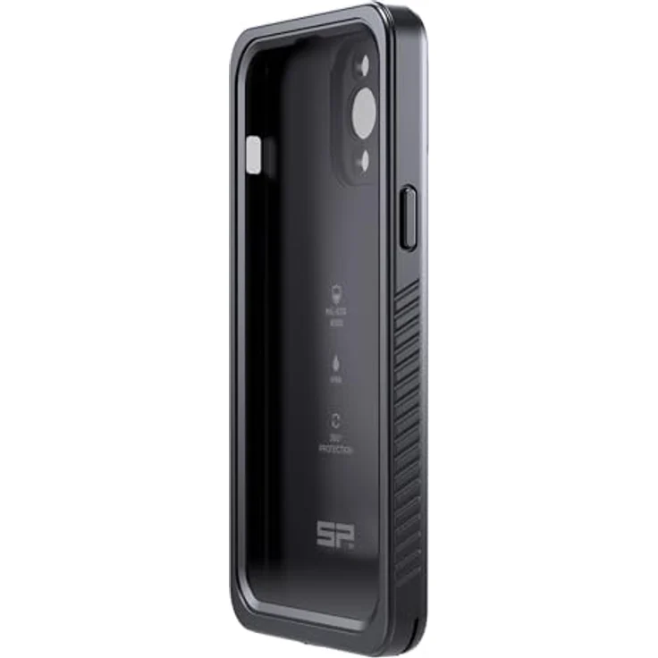SP CONNECT Phone Case Xtreme kompatibel mit iPhone 13 Pro Max, Militärstandards zertifiziert, magnetische Befestigung, kabelloses Aufladen, wasserdicht, Schwarz – Bild 4