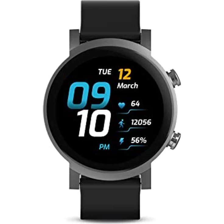 Ticwatch E3 Smartwatch für Herren Wear OS von Google mit Qualcomm Snapdragon Wear 4100+ Dual-System-Plattform Google Pay GPS Herzfrequenzüberwachung Stressmanagement iOS und Android kompatibel – Bild 1