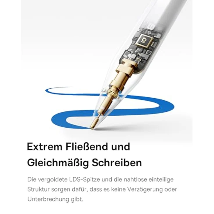 Baseus iPad Stift, Stylus Pencil mit 17H Akkulaufzeit, Palm Rejection, Fernsteuerung, USB C, magnetisch für iPad 6/7/8/9/10/11, Pro 11“/12.9“/13'', Air 3/4/5/6/7, Mini 6/7 – Bild 5